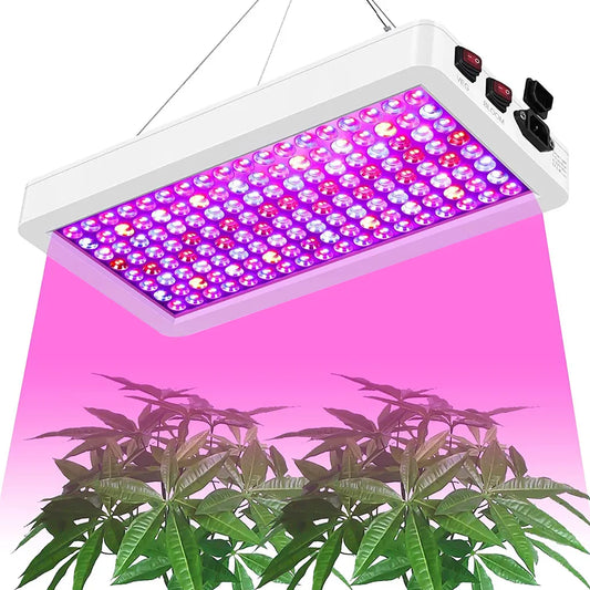100W Grow Lampe 3 Lichtmodi Zimmerpflanzen Wachstumslampe Pflanzenlicht Vollspektrum